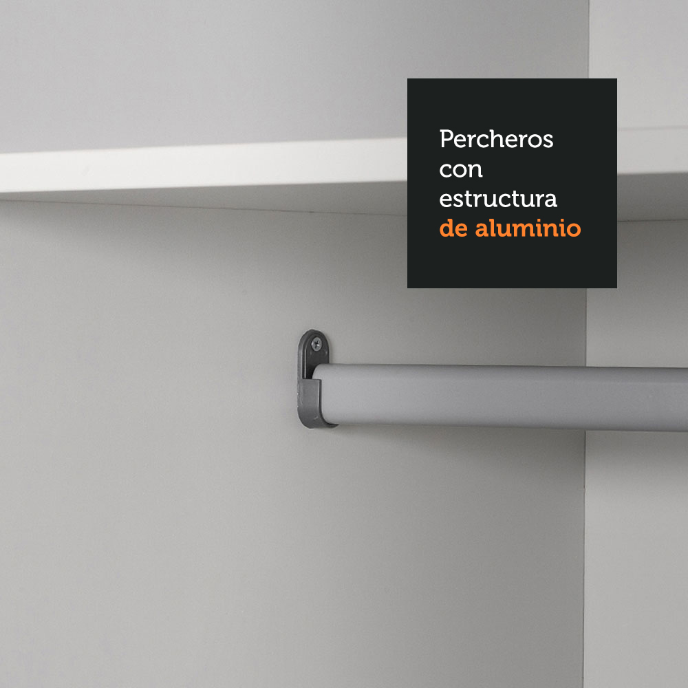 Ropero Closet Madesa 3 Puertas NB 02
