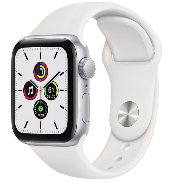 apple watch se 2 generation gps, 40 mm, starlight, aluminio