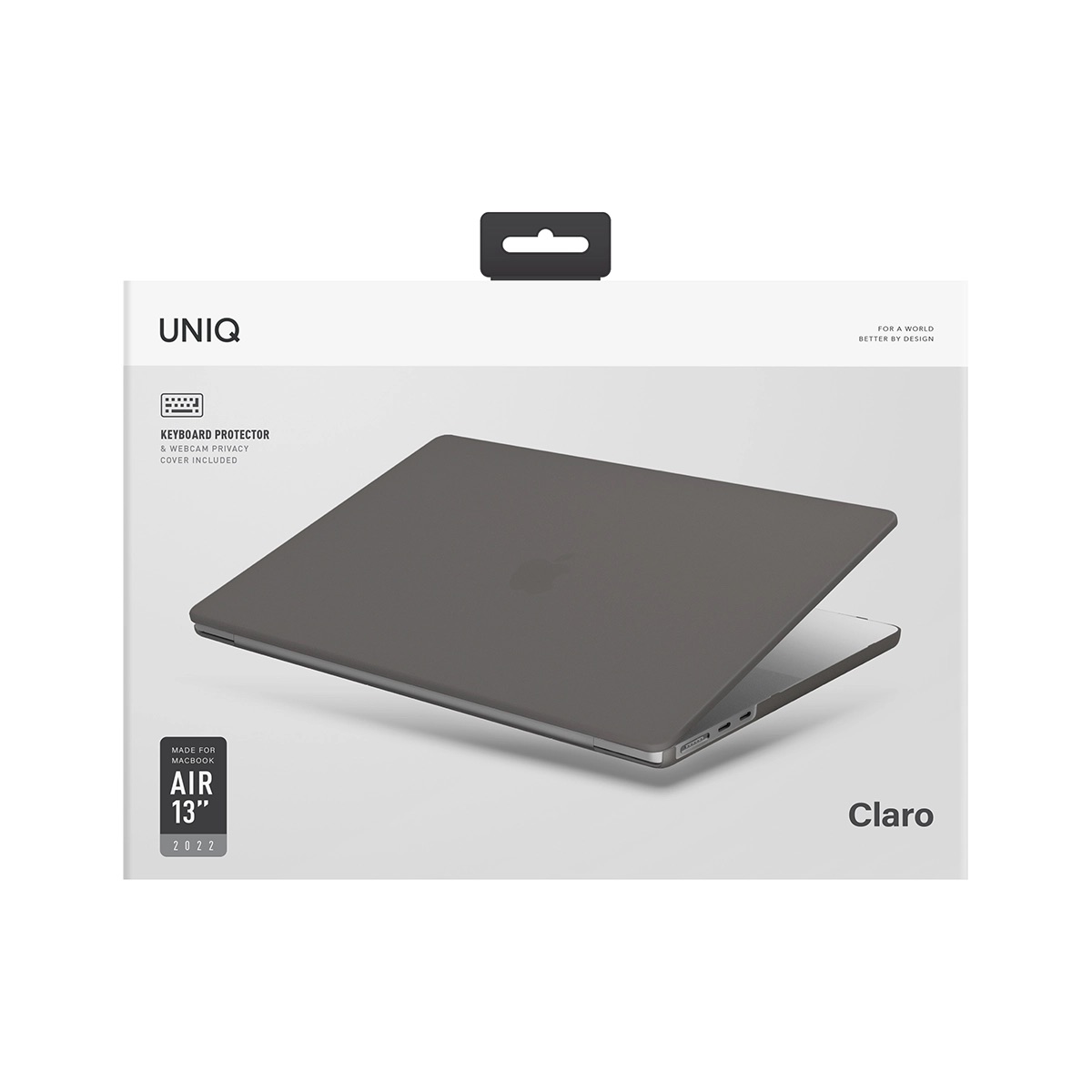Carcasa Ultra Delgada Macbook Air 2022 13 Claro Gris Uniq
