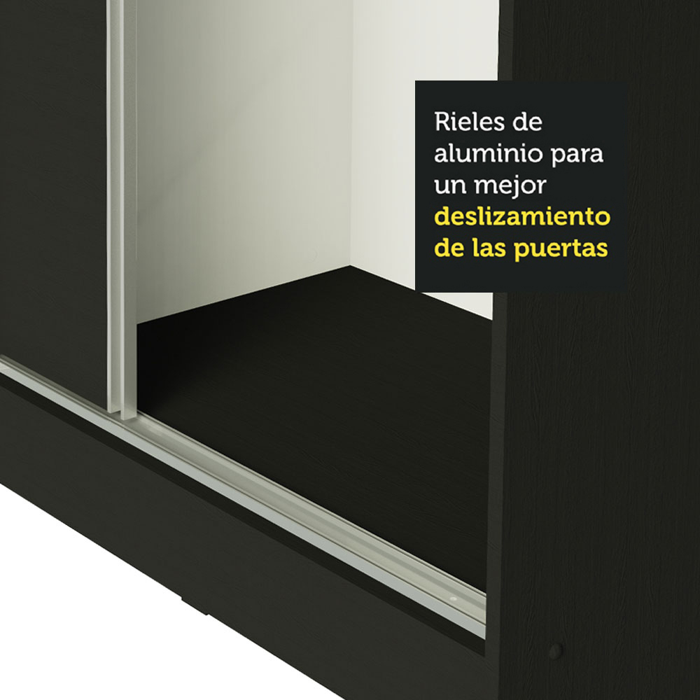 Ropero Closet Madesa 3 Puertas 3 Espejos NN
