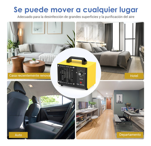 Purificador De Aire Portátil Generador De Ozono 10000mg