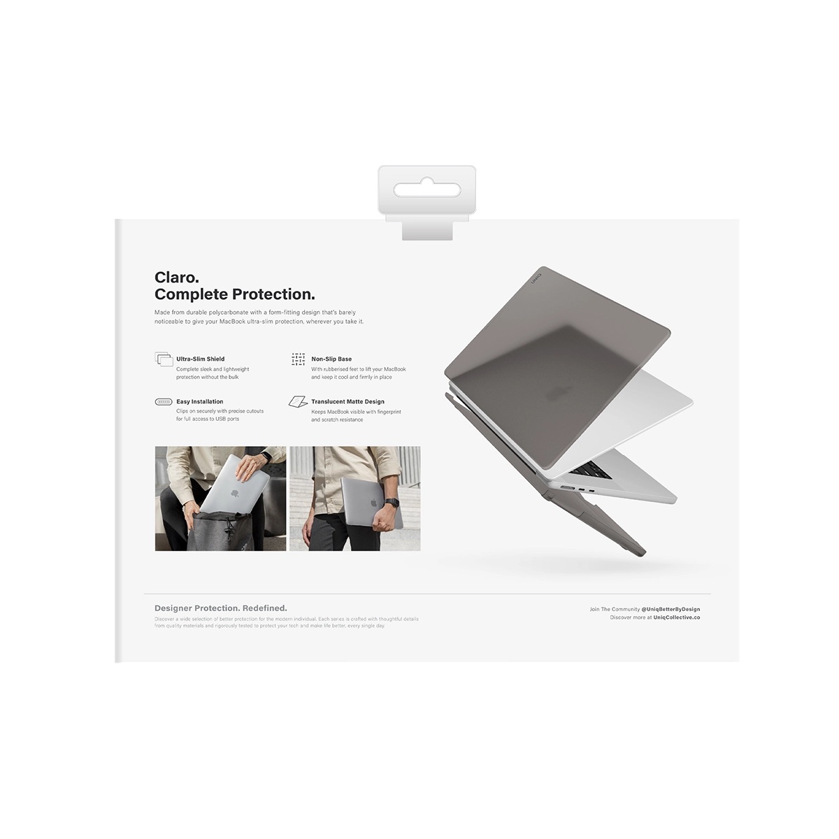 Carcasa Ultra Delgada Para Macbook Air 2023 15 Claro Uniq