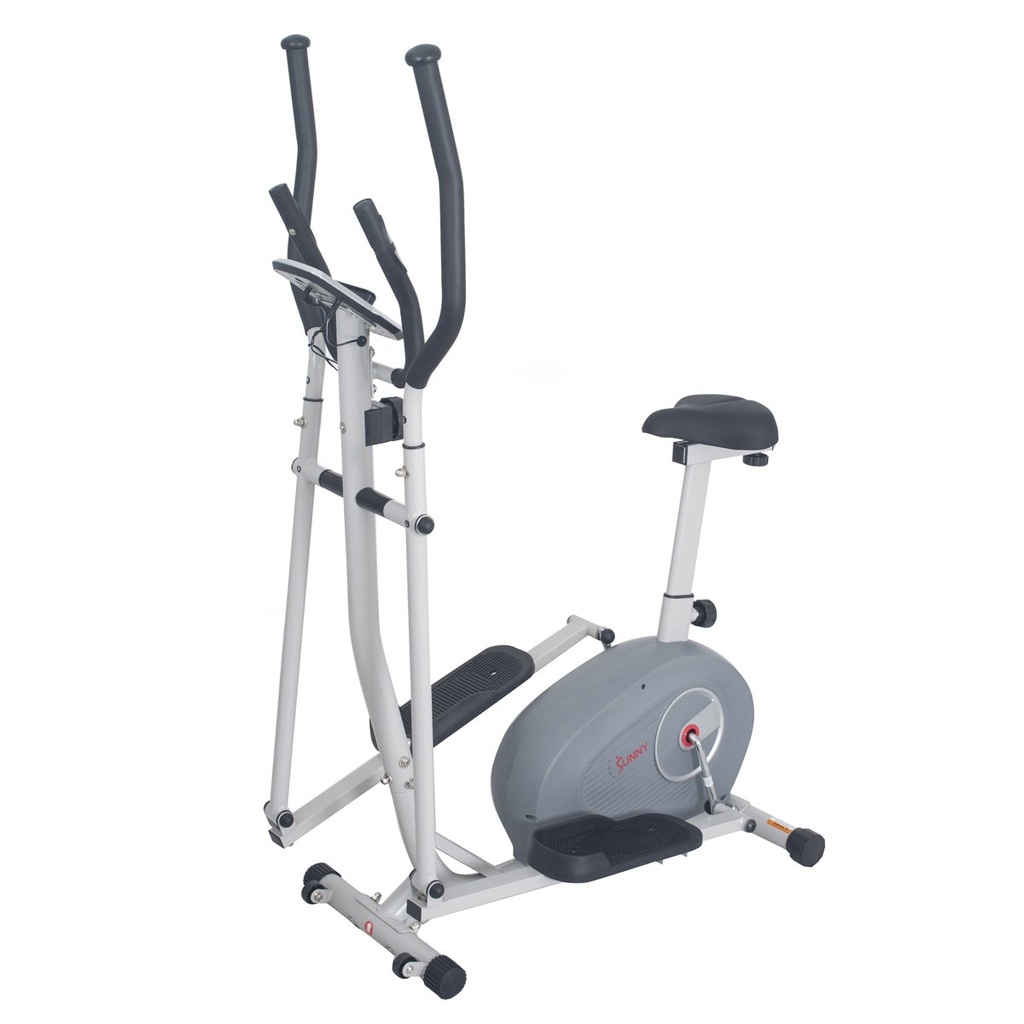 Bicicleta Elíptica Magnética - Bicicleta Vertical Elíptica 2 En 1  Sunny Health & Fitnes  SF-E3903