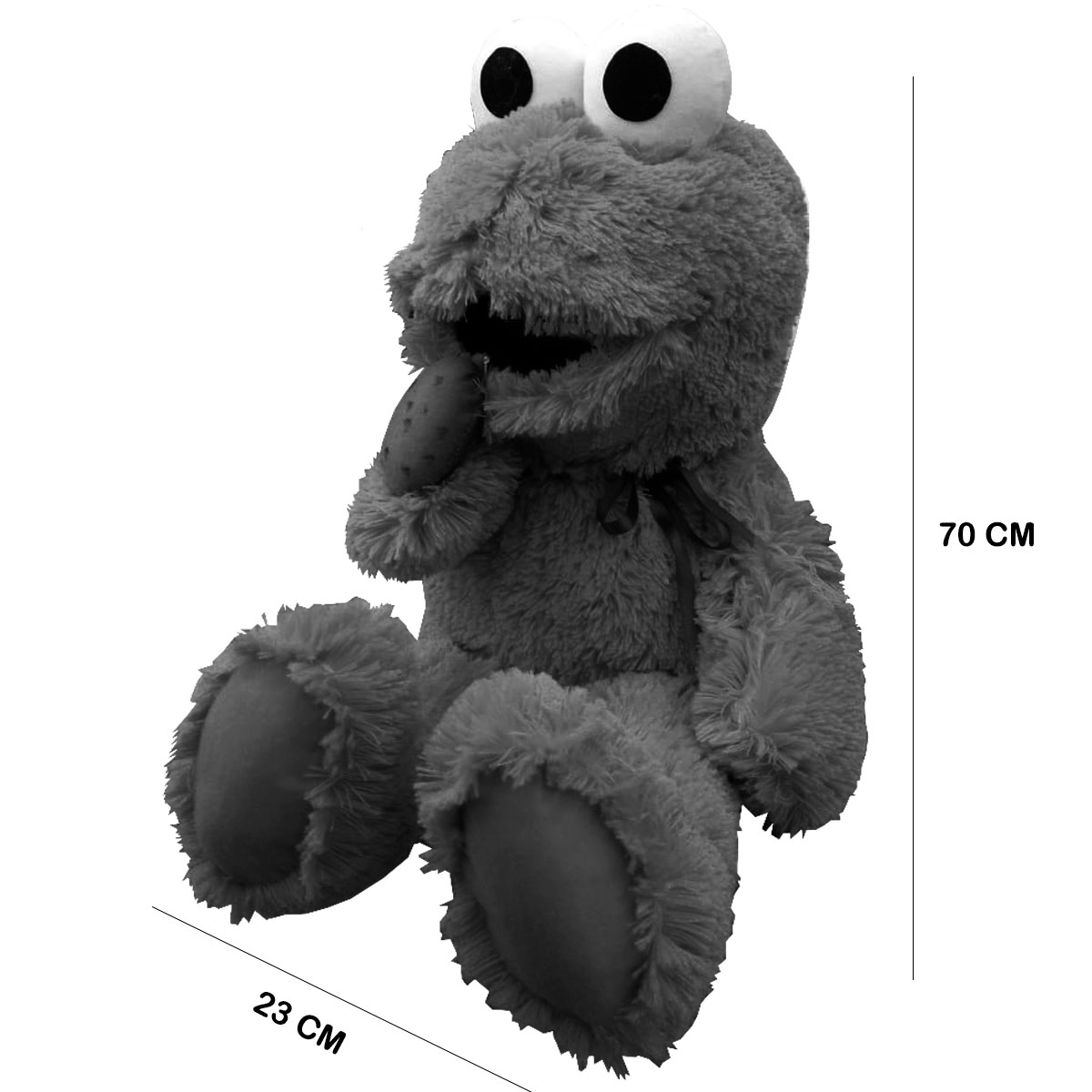 Peluche Generico Come Galletas Azul 70 cm