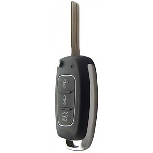 CARCASA HYUNDAI Santa Fe, IX35, con llave Abatible de 3 botones para control de alarma
