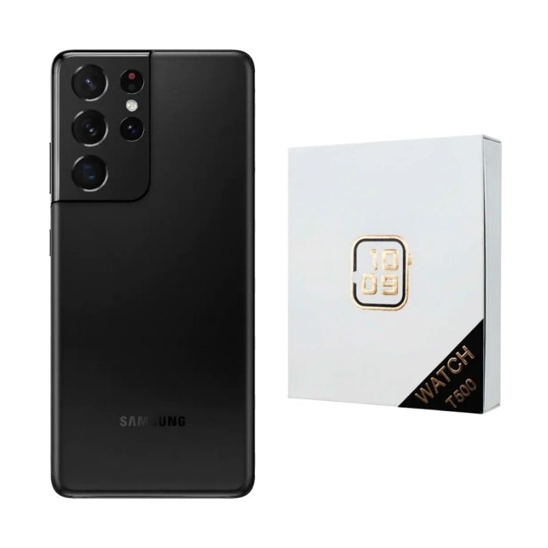 Galaxy S21 Ultra 128GB Negro Snapdragon + Reloj Genérico