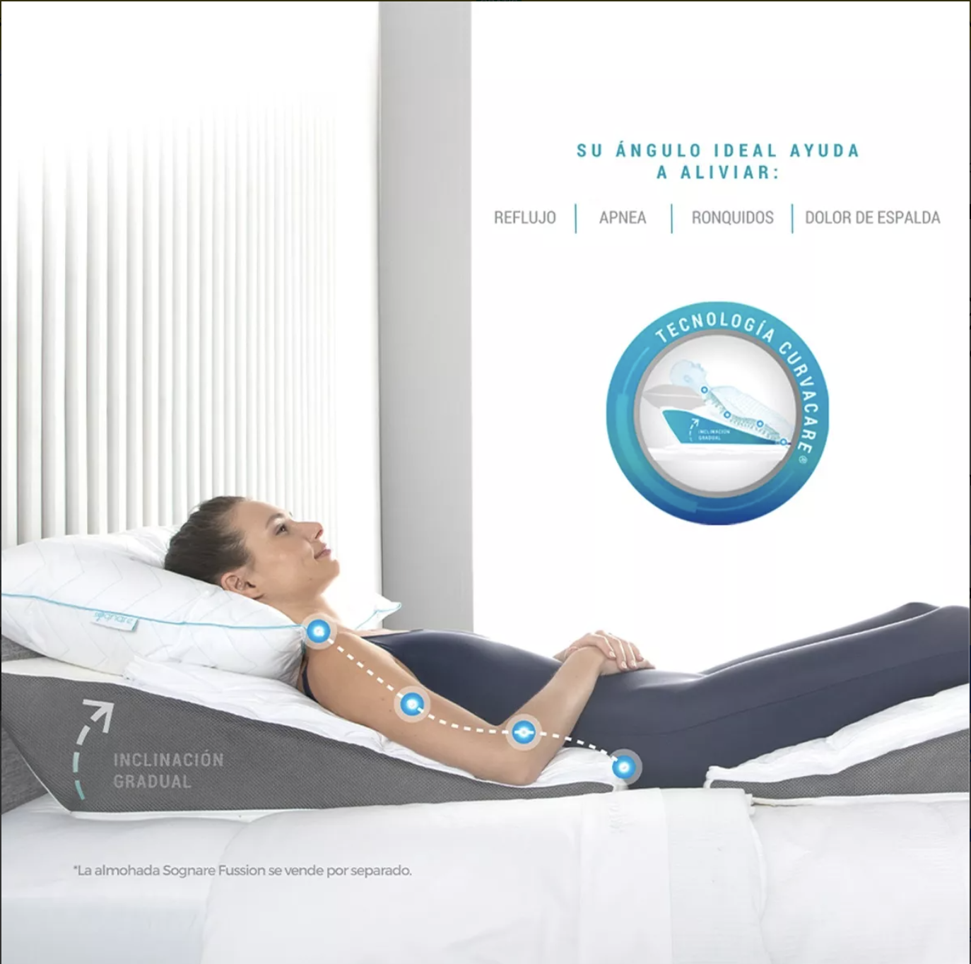 Almohada Sognare Trucomfor Triangular 