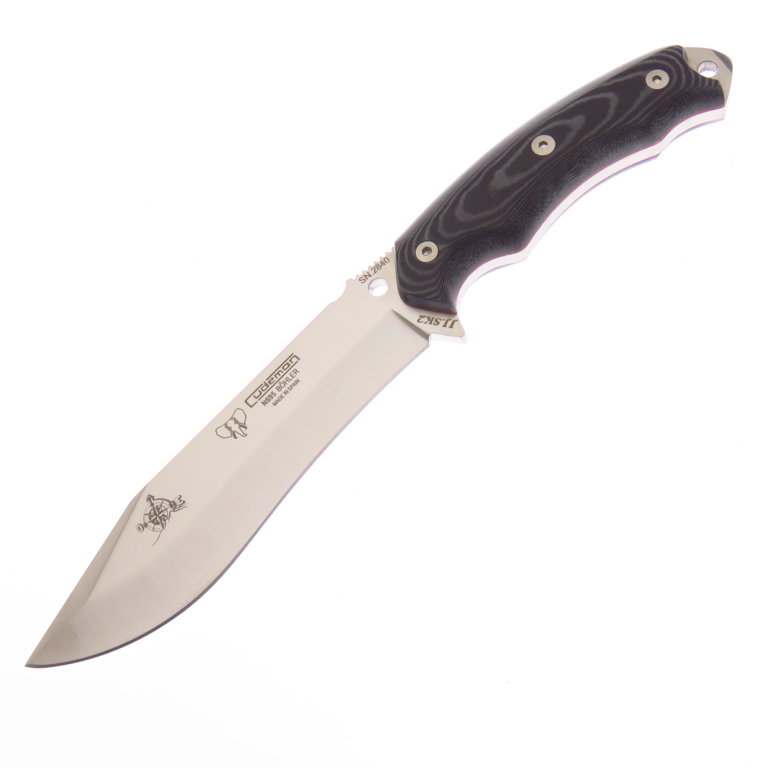 Cu125Mc Cudeman Cuchillo Jjsk2 N Con Kit D Supervivencia