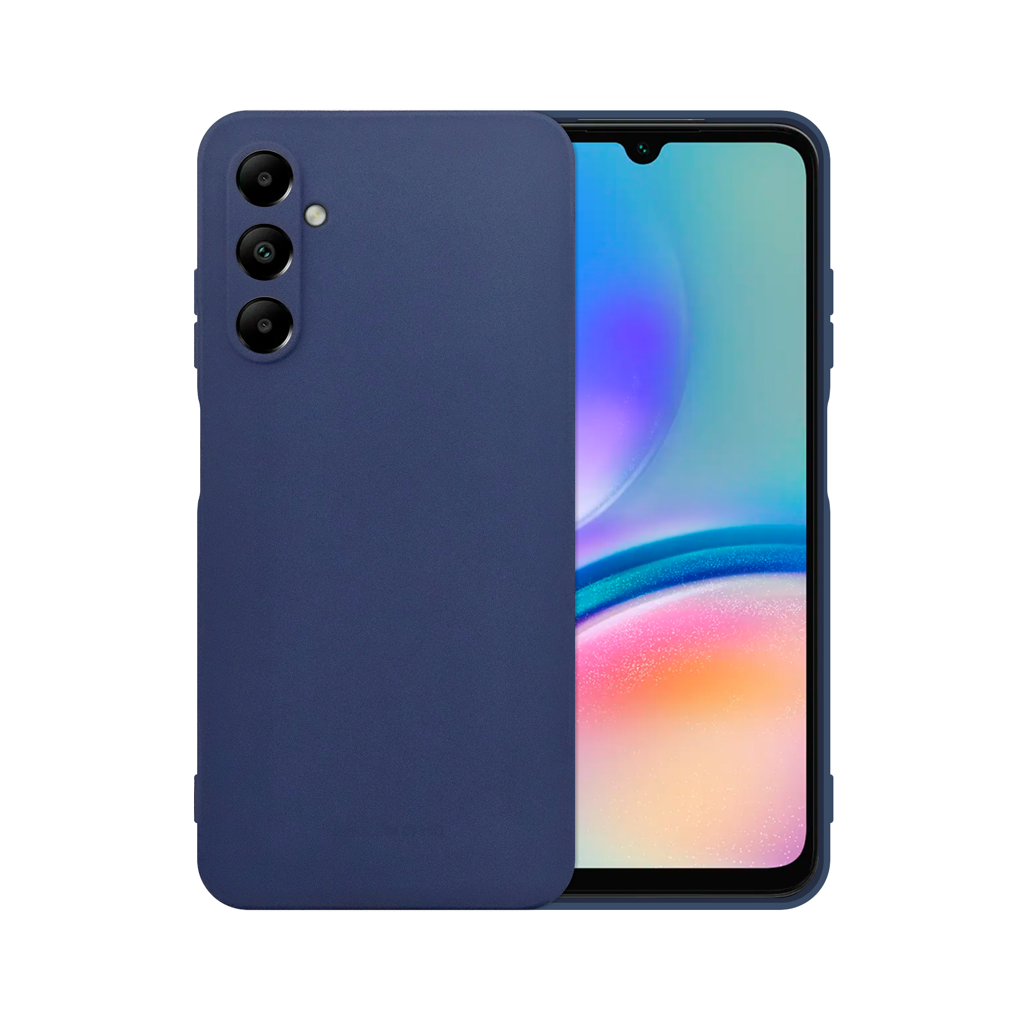 Funda De Silicón Suave Molan Cano Para Samsung A05s Azul Marino