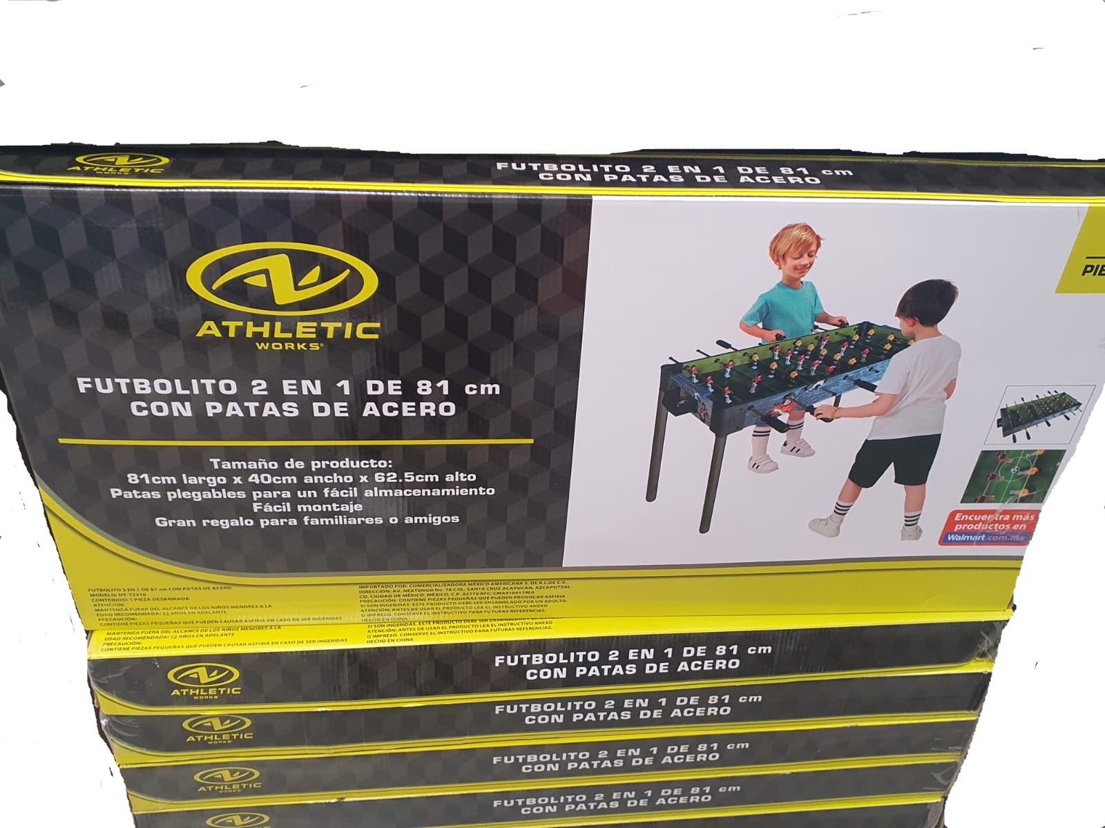Futbolito para niños 2 en 1 mesa de juego