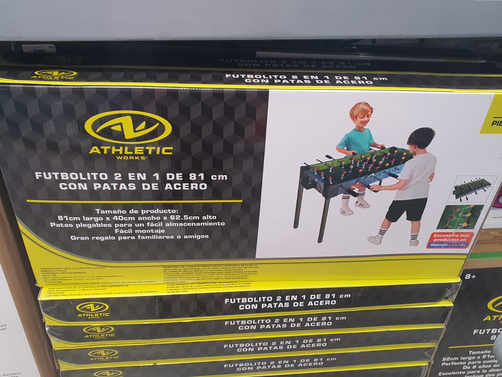 Futbolito para niños 2 en 1 mesa de juego