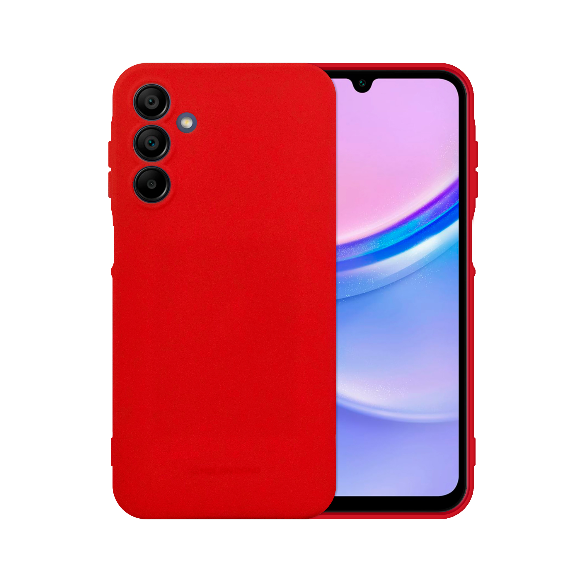 Funda De Silicón Suave Molan Cano Para Samsung A15 Rojo