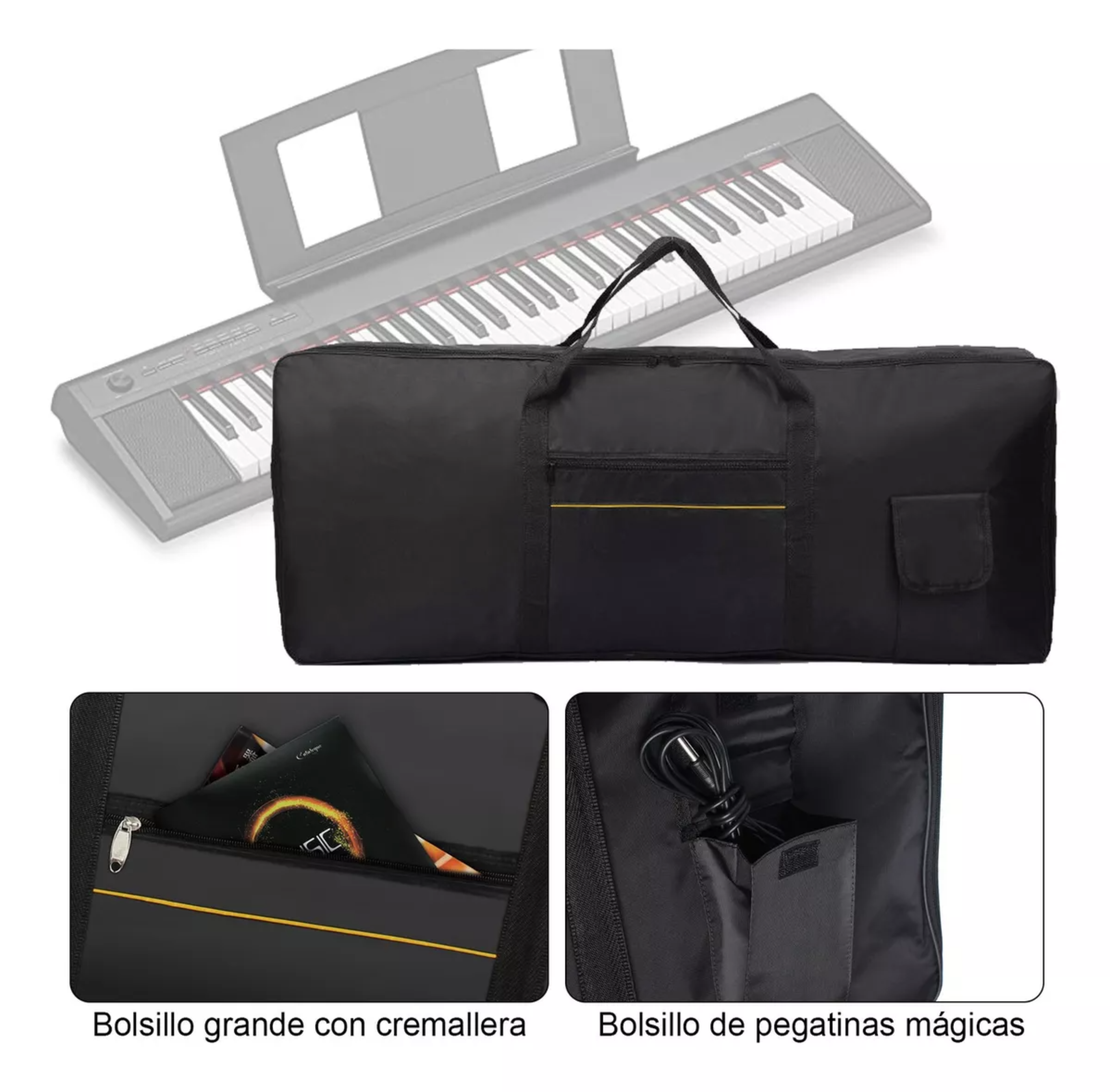 Funda Para Teclado Bolsa Para Teclado De Piano Eléctrico 100