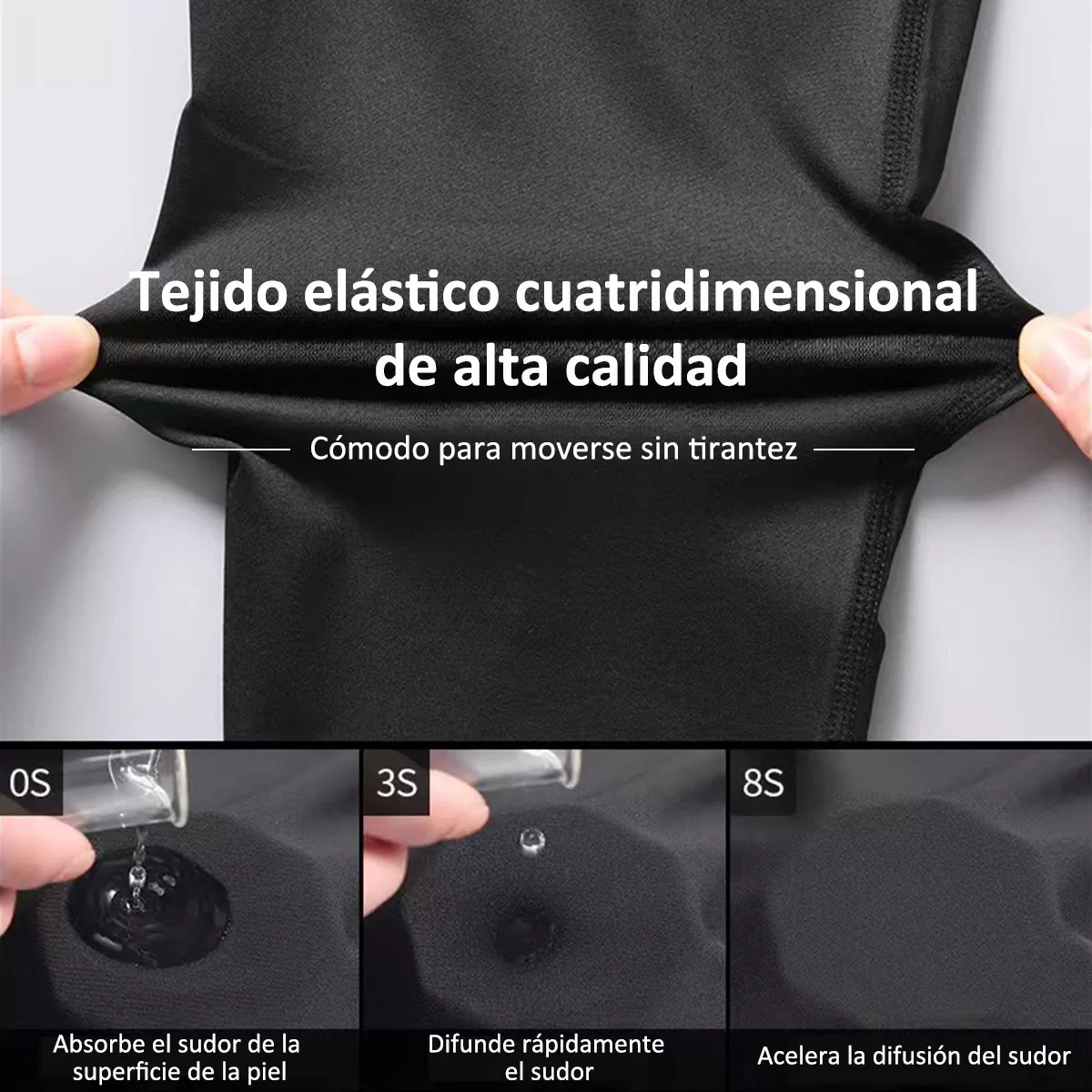 Kit Lycra Fitness Hombre Transpirable Mallas Correr Deportiva 3p Talla L
