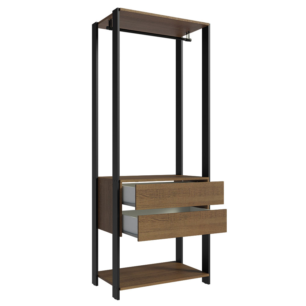 Ropero Closet Guardarropas Madesa Valencia 70cm MN 