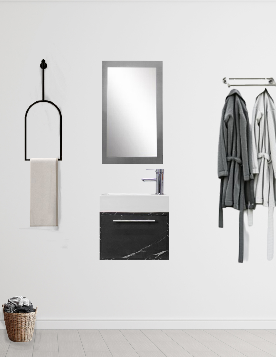 Gabinete De Baño Para Lavabo Minimalista Flotante LEANOR