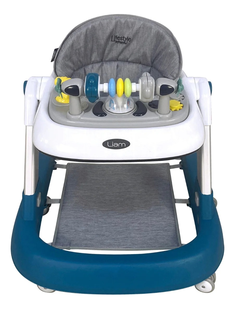Andadera Para Bebé Infanti Liam Andador Plegable Musical Turquesa