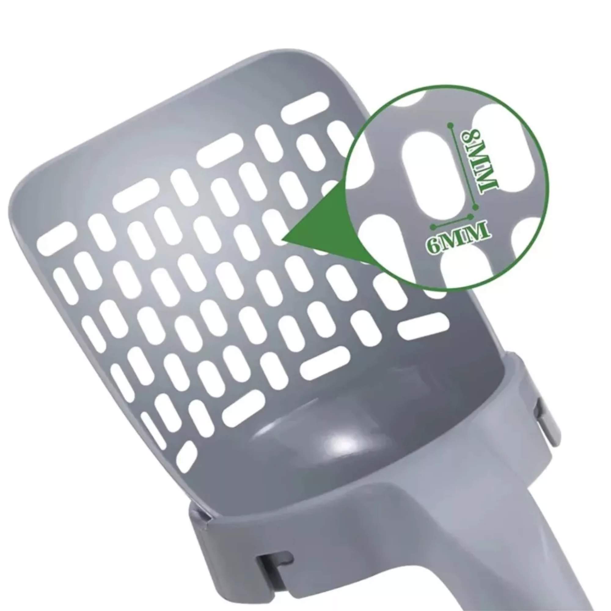 Pala Para Arenero Gatos Soporte Con Bolsas Limpiar Arena de Gato