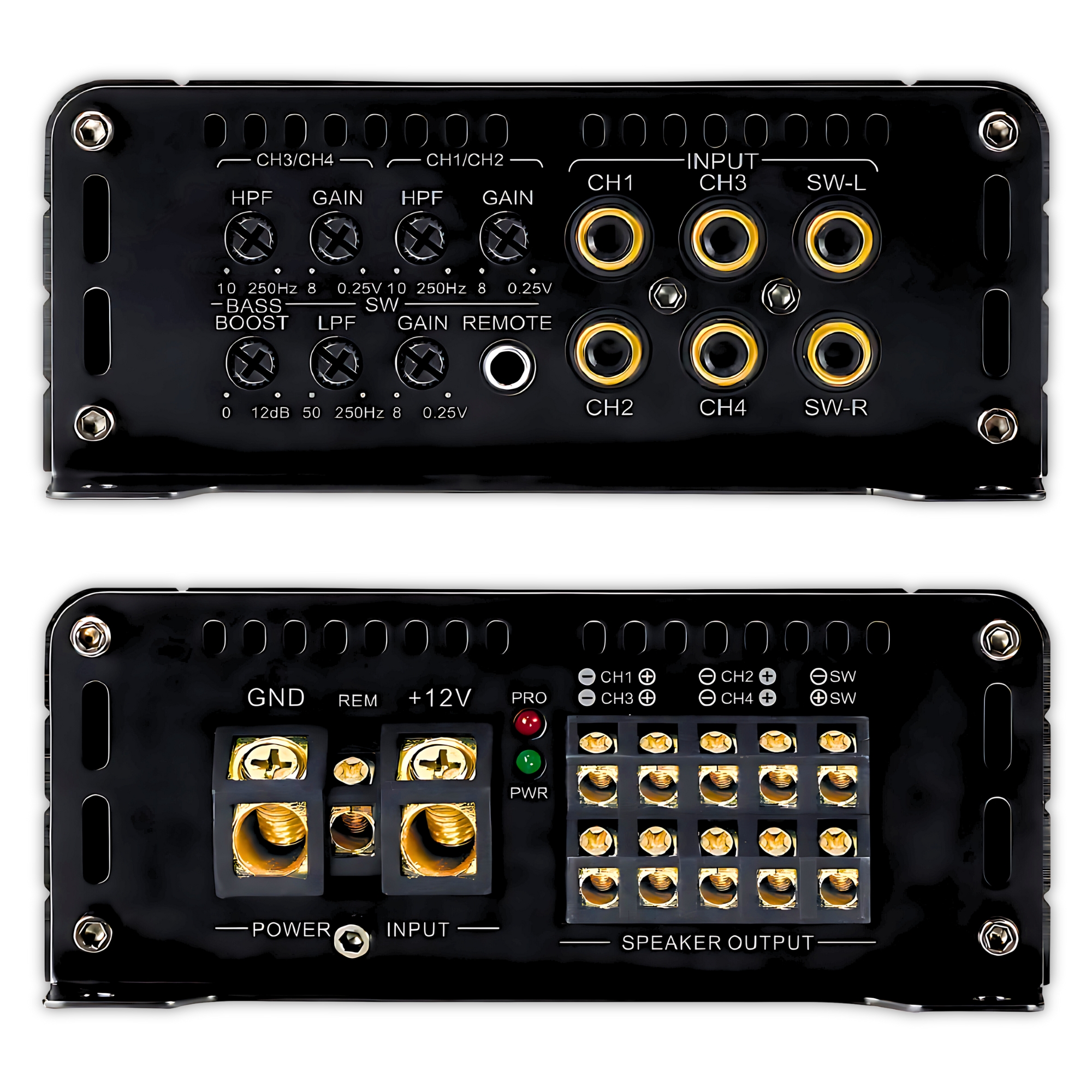 Mini Amplificador 5 Canales Treo NANOHD5 3000 Watts Clase D