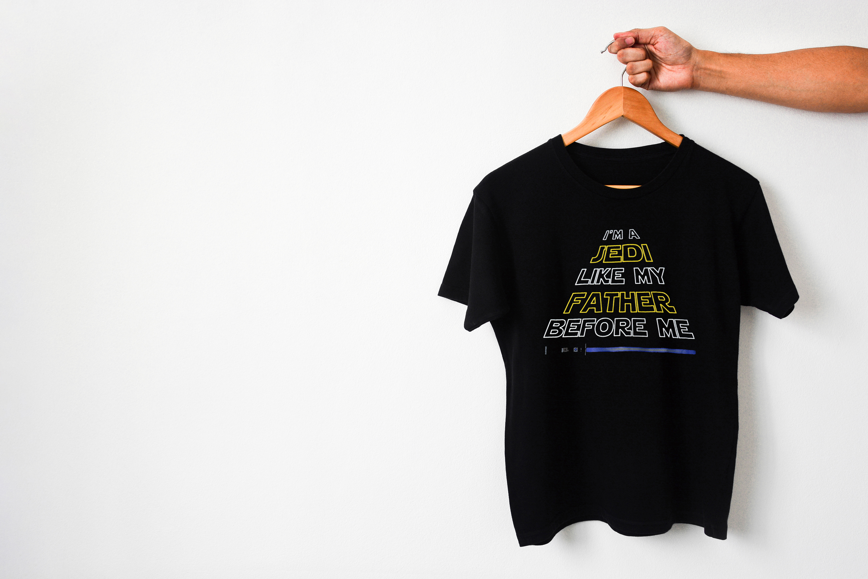 Playera para niños con diseño de una Galaxia Muy, Muy lejana