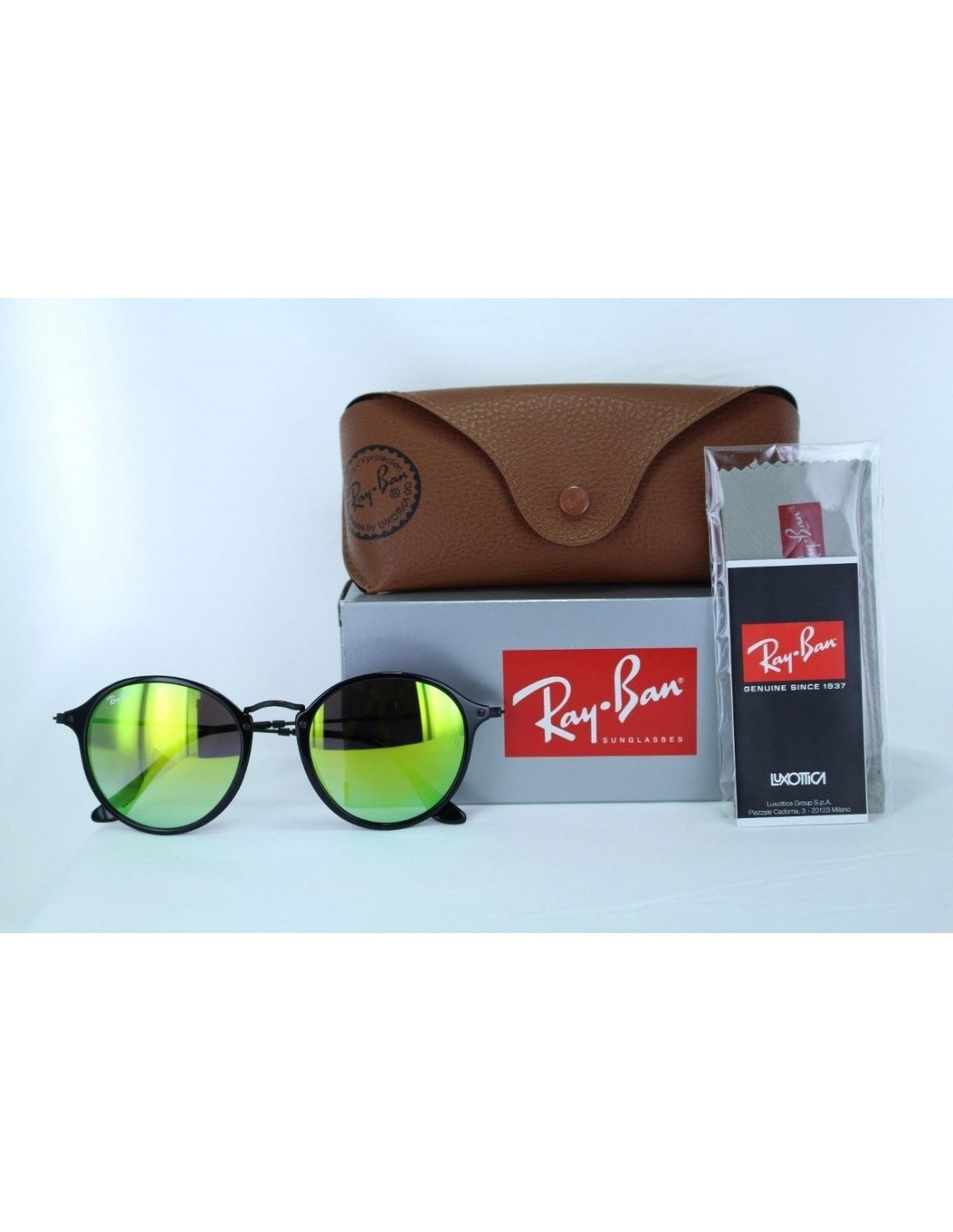 Lentes de sol Ray-Ban Rb2447 901/4j Round Fleck 
