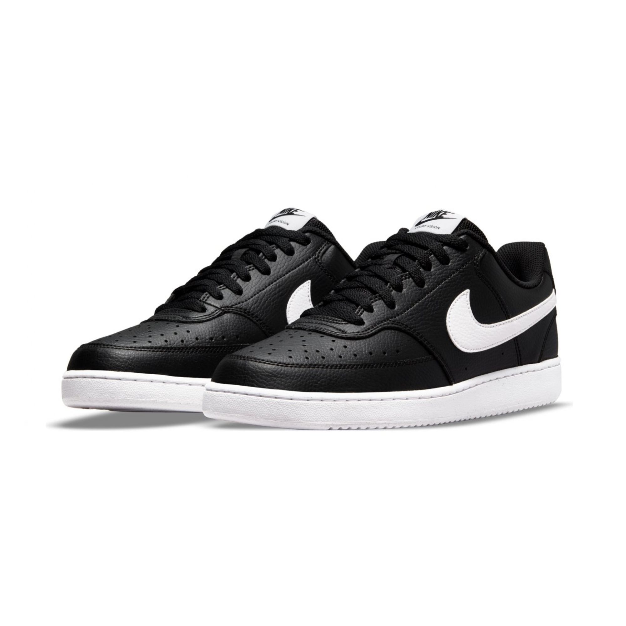 Tenis Nike Court Vision Low Negro con Blanco Hombre Originales DH2987001