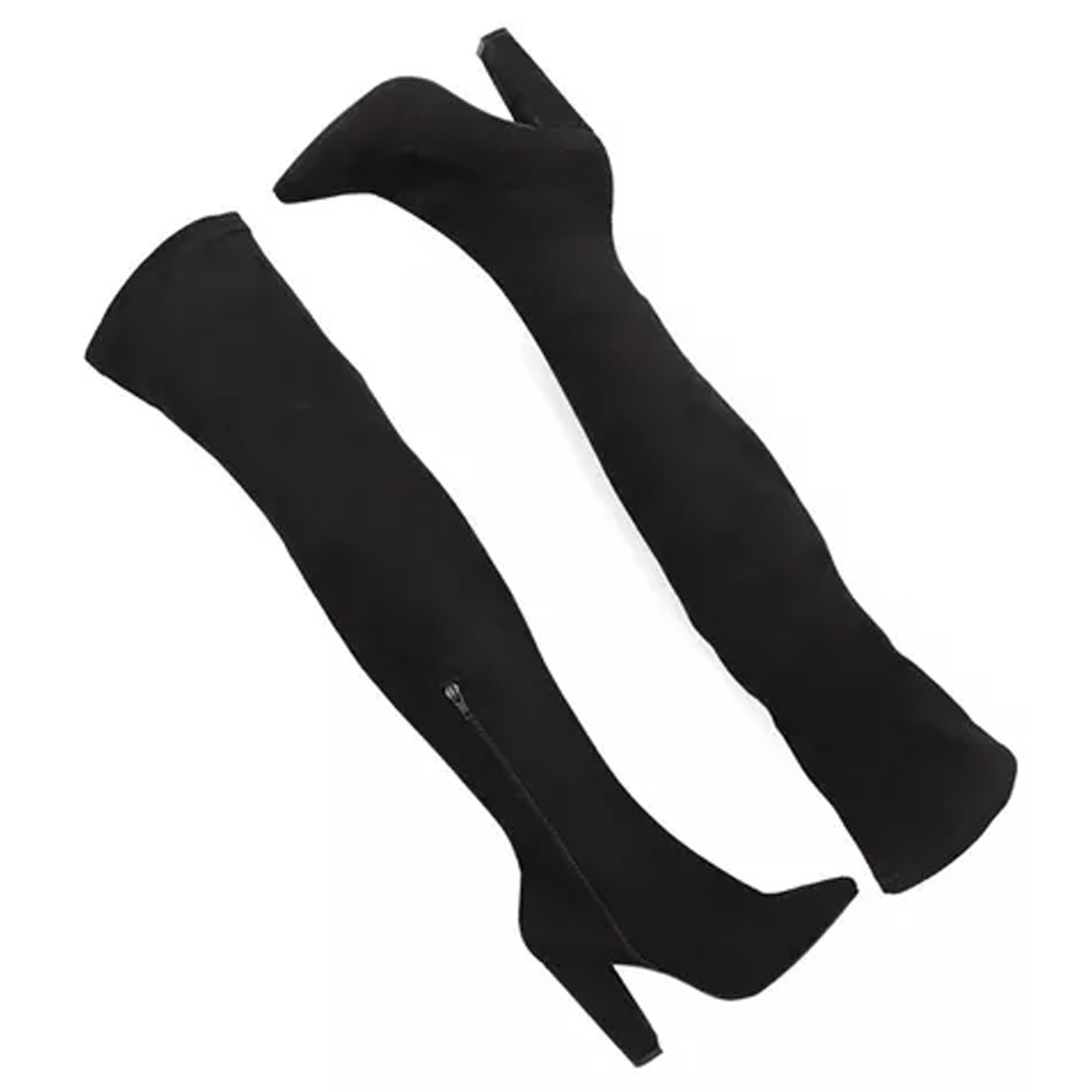 Botas Largas Para Mujer Capa De Ozono Con Tacon 650801 Negro