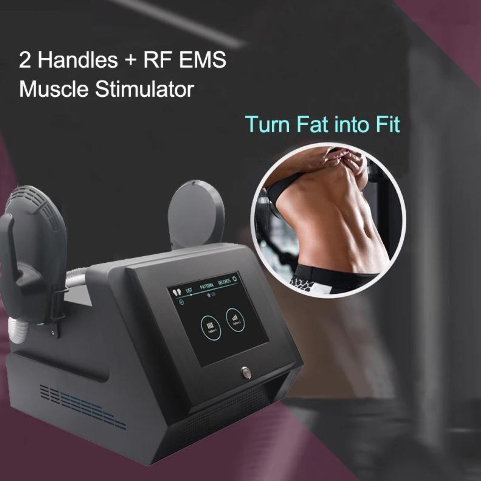 Equipo Profesional Ems Electroestimulador Muscular Para Esculpir, Adelgazar, Elimina Grasa, Estimular Músculo, Gimnasia Pasiva