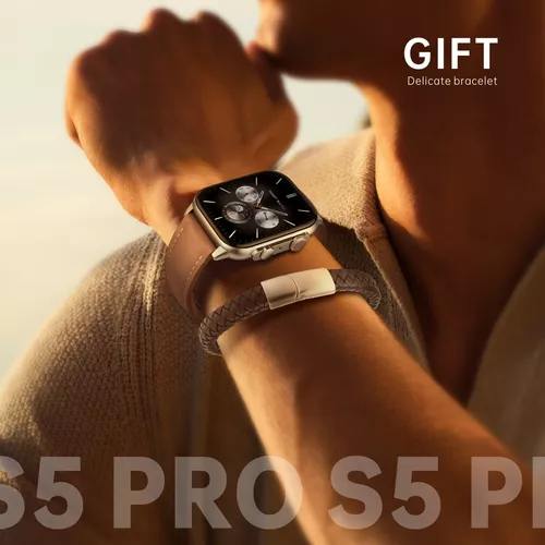 Smartwatch G-Tide S5 Pro Color Café para Hombre