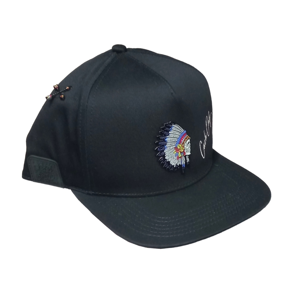 Gorra Cash Only Calavera Apache Meets Negro CONMAM-001