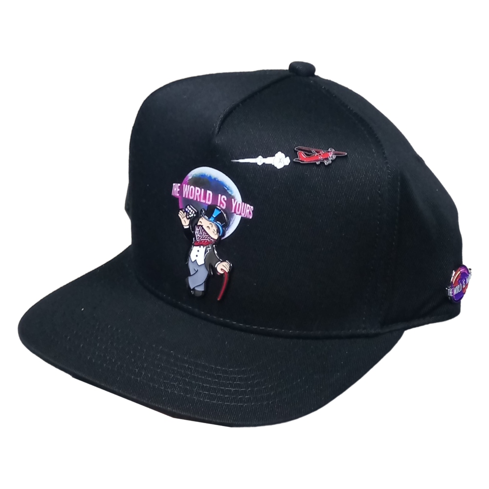 Gorra Cash Only Monopoly Earth Negro Unisex CONME-002 