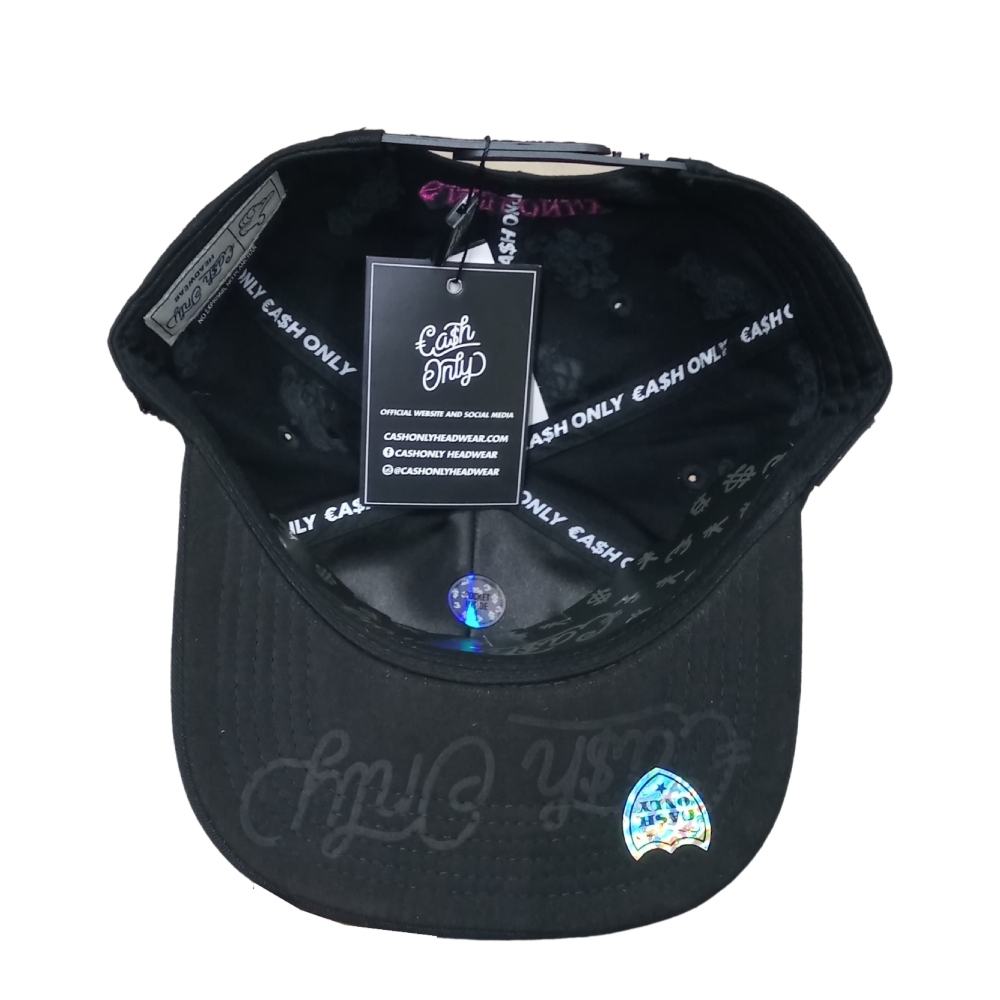 Gorra Cash Only Panther Face Full Negro Unisex PANTHER-003