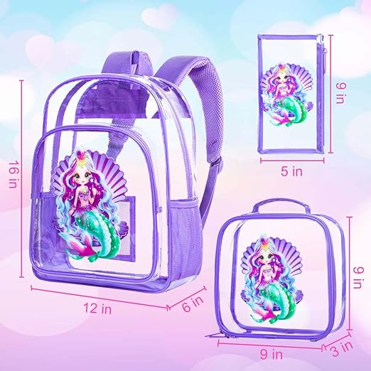 A Mochila transparente, mochila transparente resistente, mochilas transparentes para mujeres y hombres