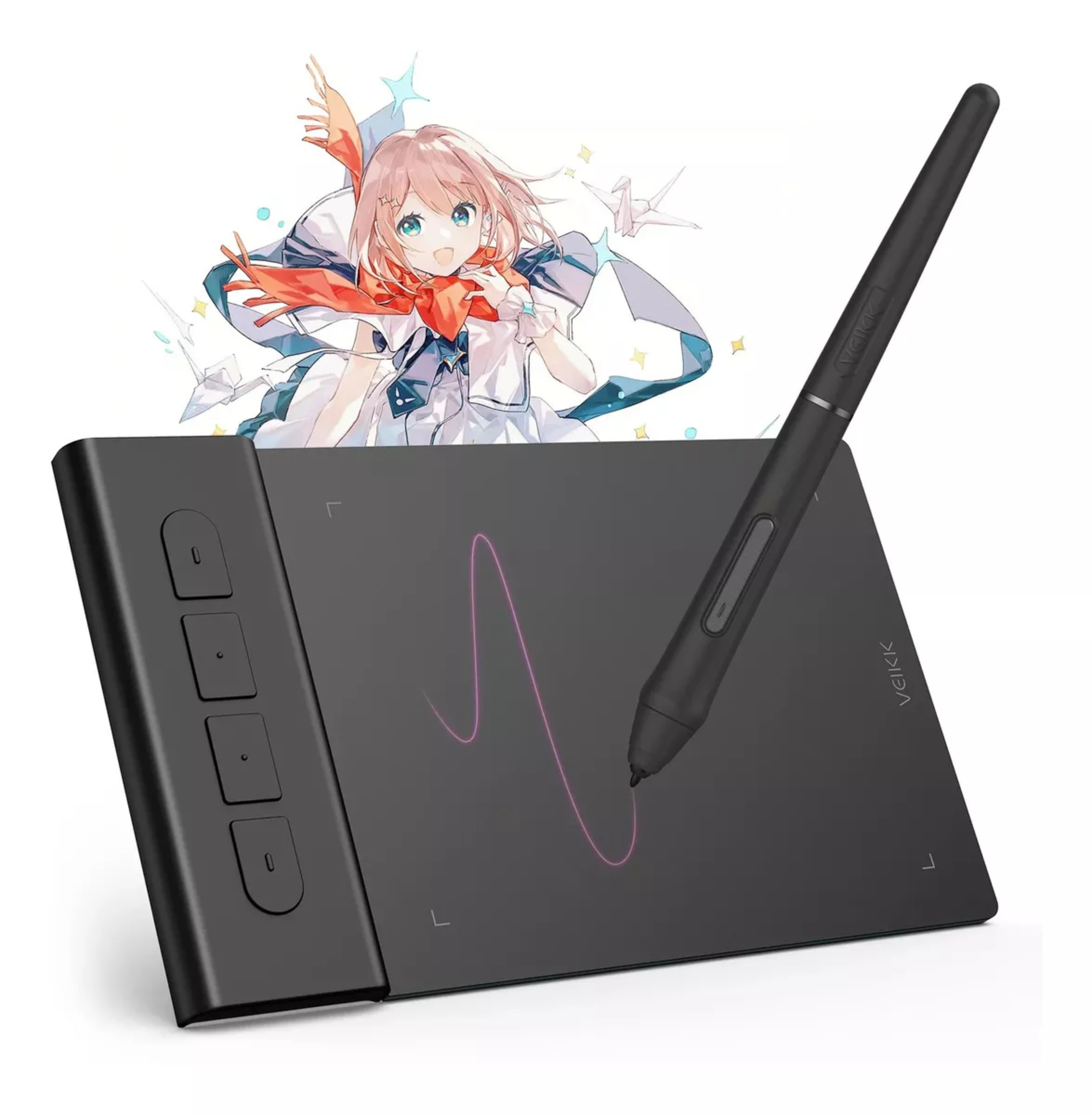Tableta Digitalizadora Veikk Creator Vk430 Tableta De Dibujo