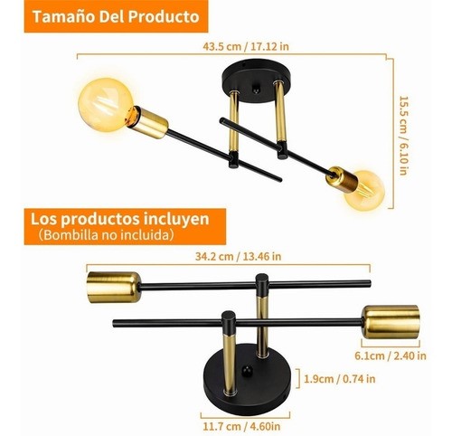 Lámpara De Techo Araña Moderna Lámpara De Pared Para Baño luz blanca