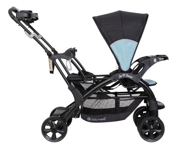 Carriola Doble Bebe Baby Trend Sit N Stand Reclinable Desert Blue