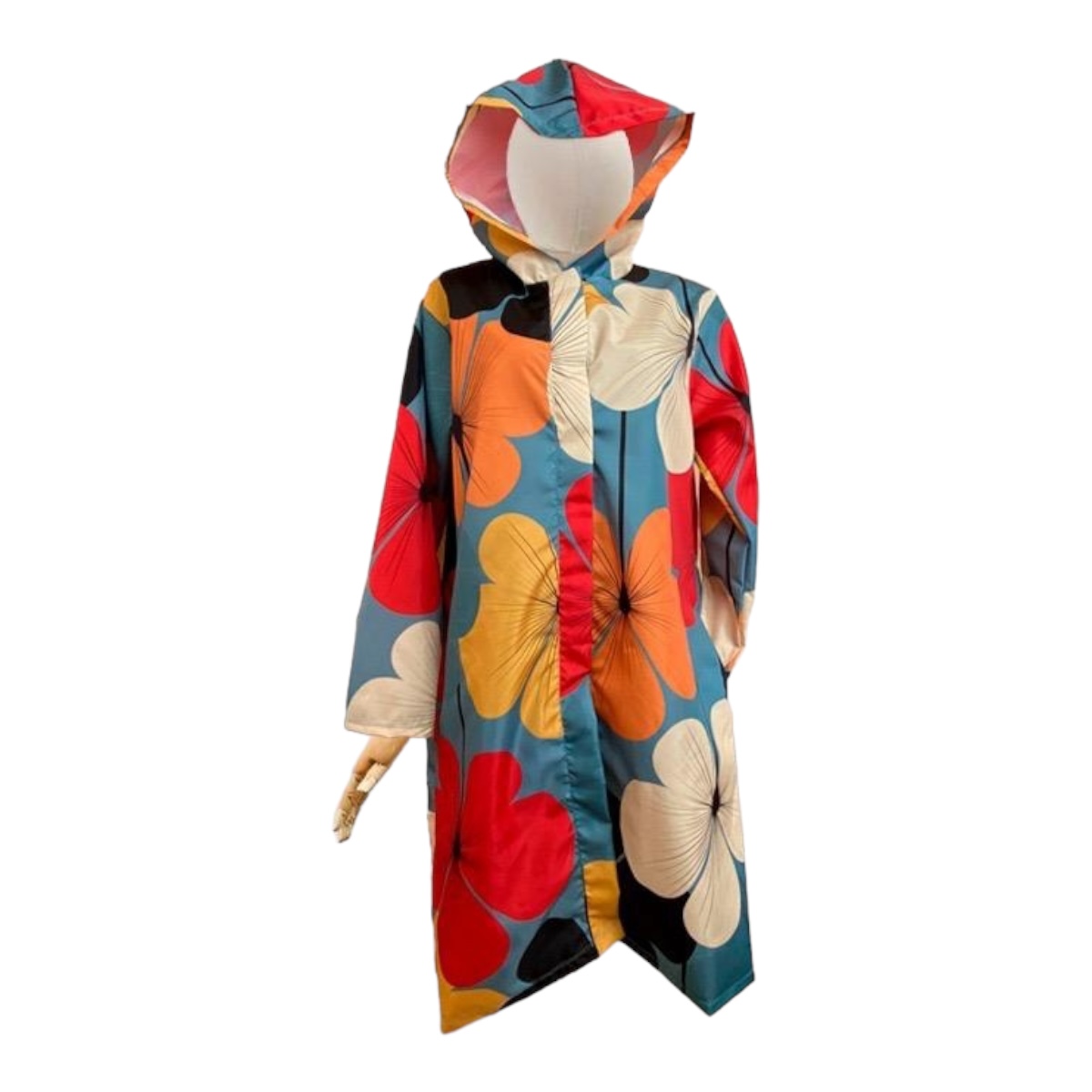 Chamarra Impermeable Para Lluvia Diseño Flores