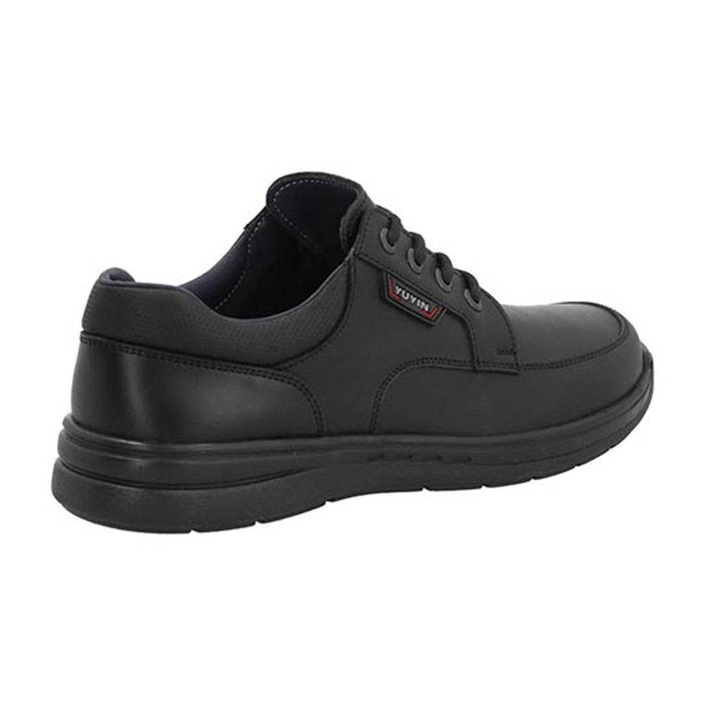 Zapato Escolar Yuyin 24314 Negro Piel Niño Talla 22 a 25.5 Niño Formal Escolar