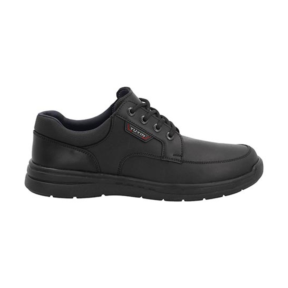 Zapato Escolar Yuyin 24314 Negro Piel Niño Talla 22 a 25.5 Niño Formal Escolar