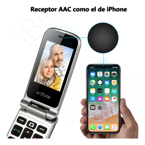 Teléfono Plegable Clásico 4g Lte Volte, Sin Contrato, Botones Grandes Y Volumen Alto, Con Sos, Con Bluetooth, Con Linterna,soporte Multimedia