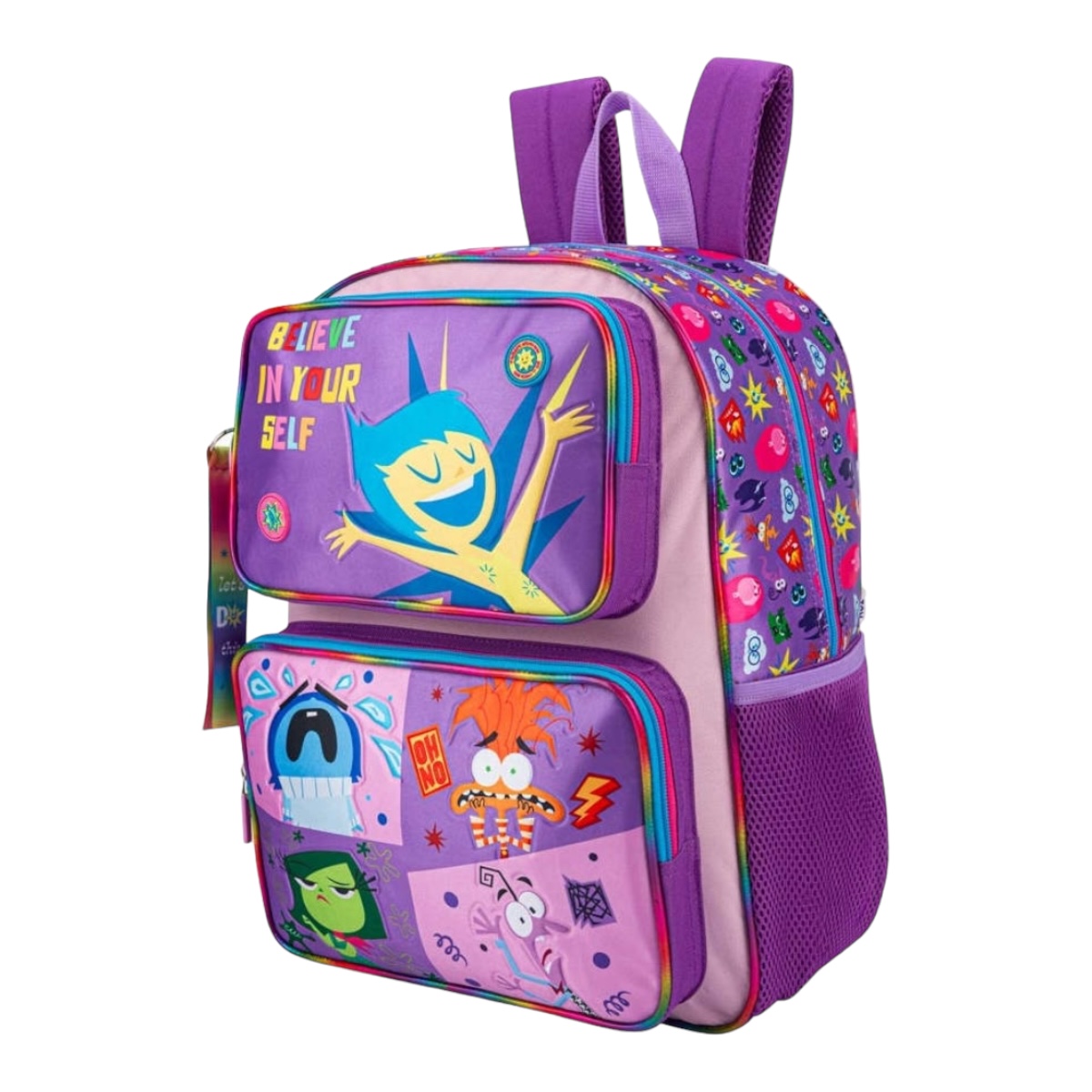 MOCHILA ESCOLAR RUZ DISEÑO INSIDE OUT INTENSAMENTE 