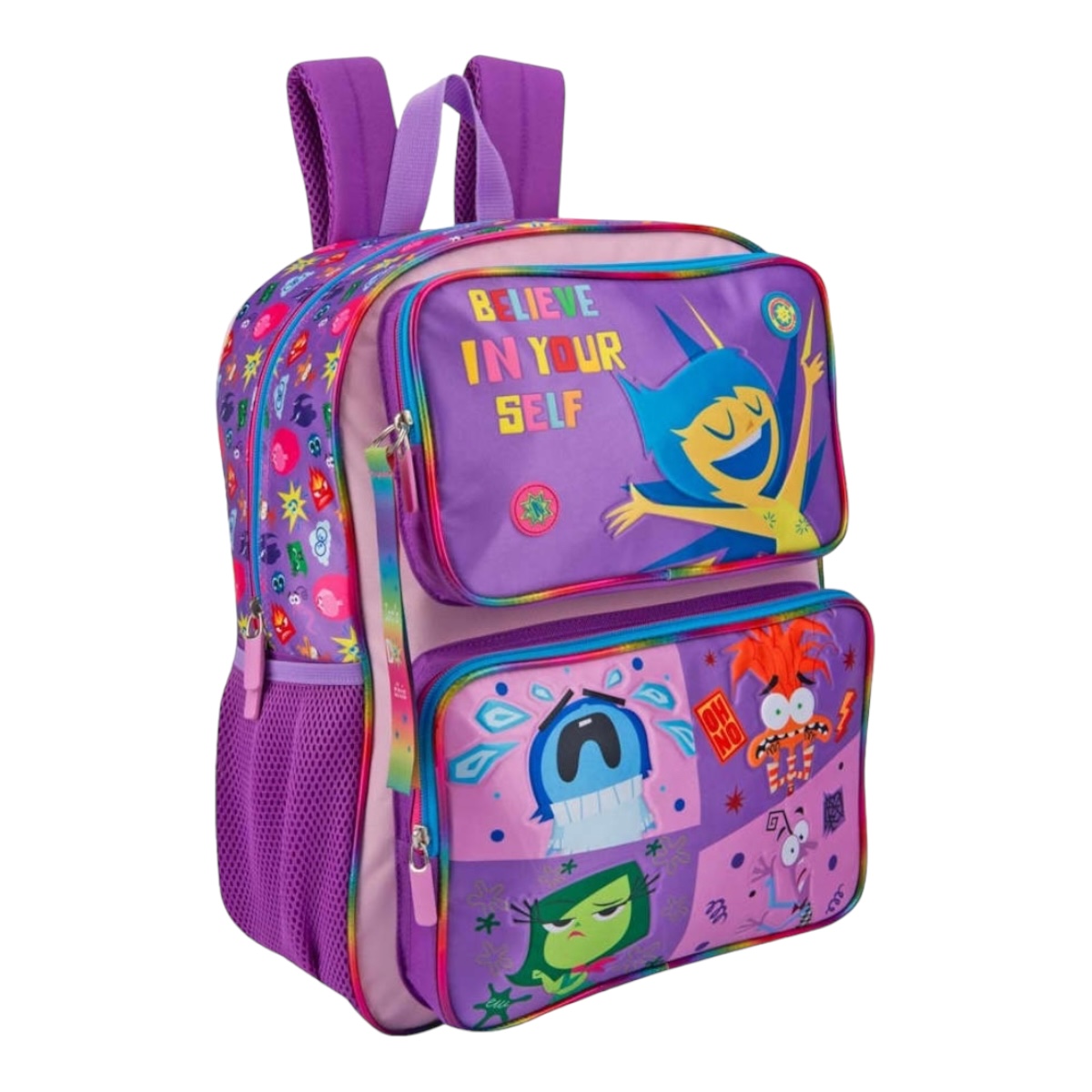MOCHILA ESCOLAR RUZ DISEÑO INSIDE OUT INTENSAMENTE 