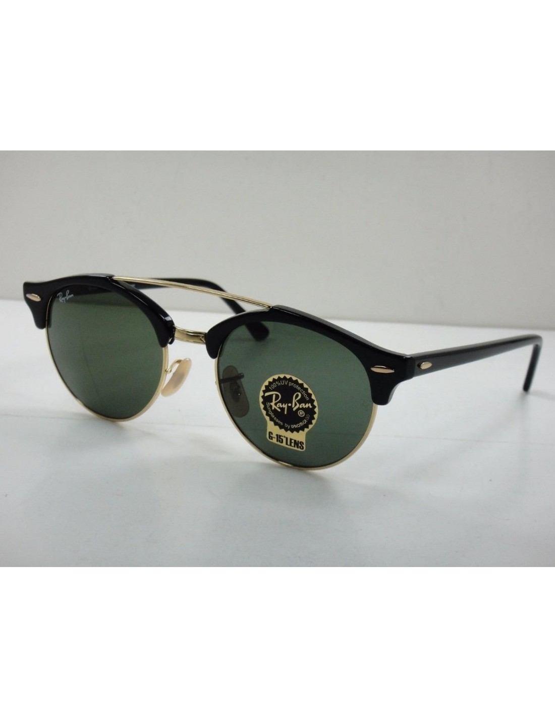 Lentes de sol Ray-Ban Rb4346 901 Clubround Double Bridge