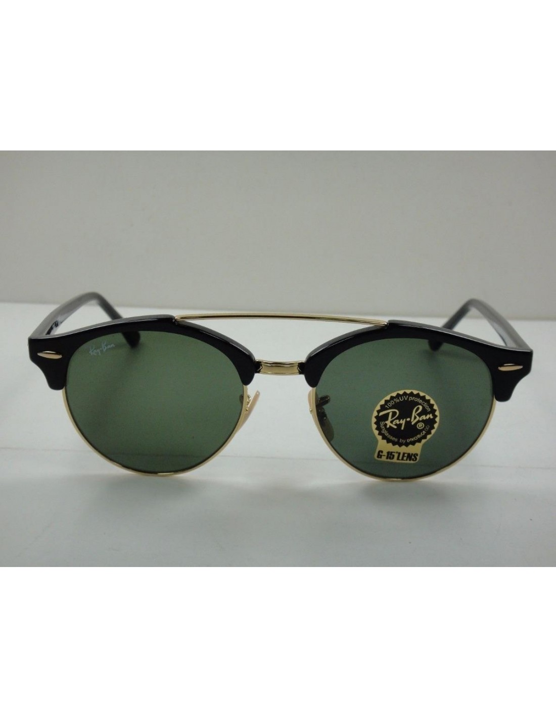 Lentes de sol Ray-Ban Rb4346 901 Clubround Double Bridge