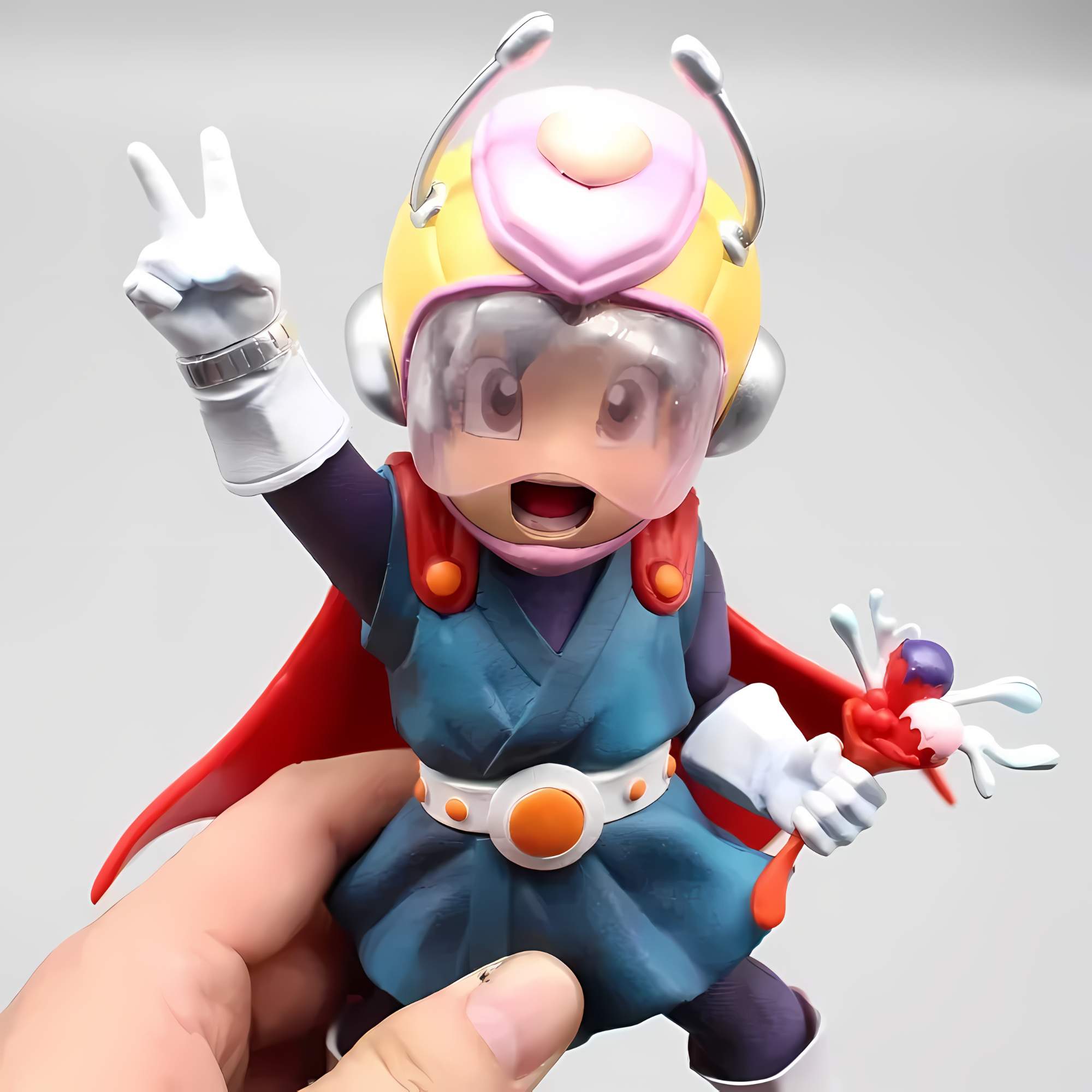 Figura Videl Gran Sayaman 2 Mr Satan Dragon Ball Z 20cm Set de Figuras de Accion Juguete Coleccionable Videl & Mr. Satan Dragon Ball Z