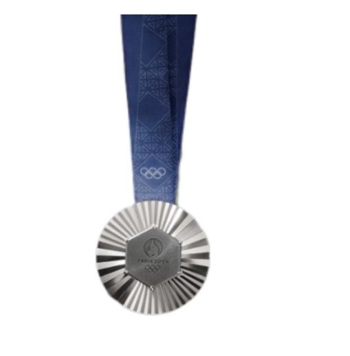 Nueva! Medalla Plata Juegos Olimpicos Paris 2024 Olimpiadas 2do Lugar Tamaño y peso REAL