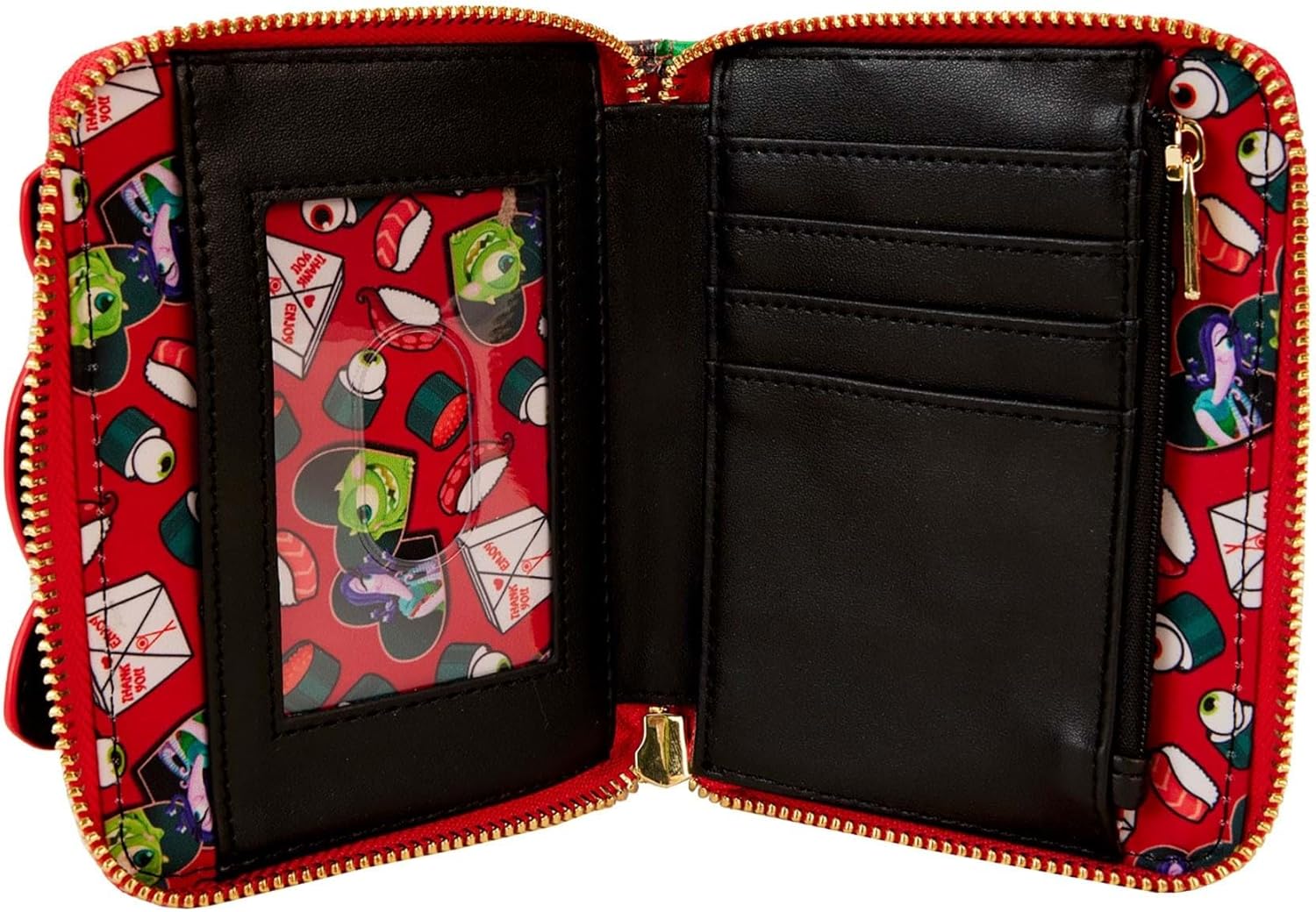 Loungefly Zip Around Wallet Disney Monster Inc: Boo