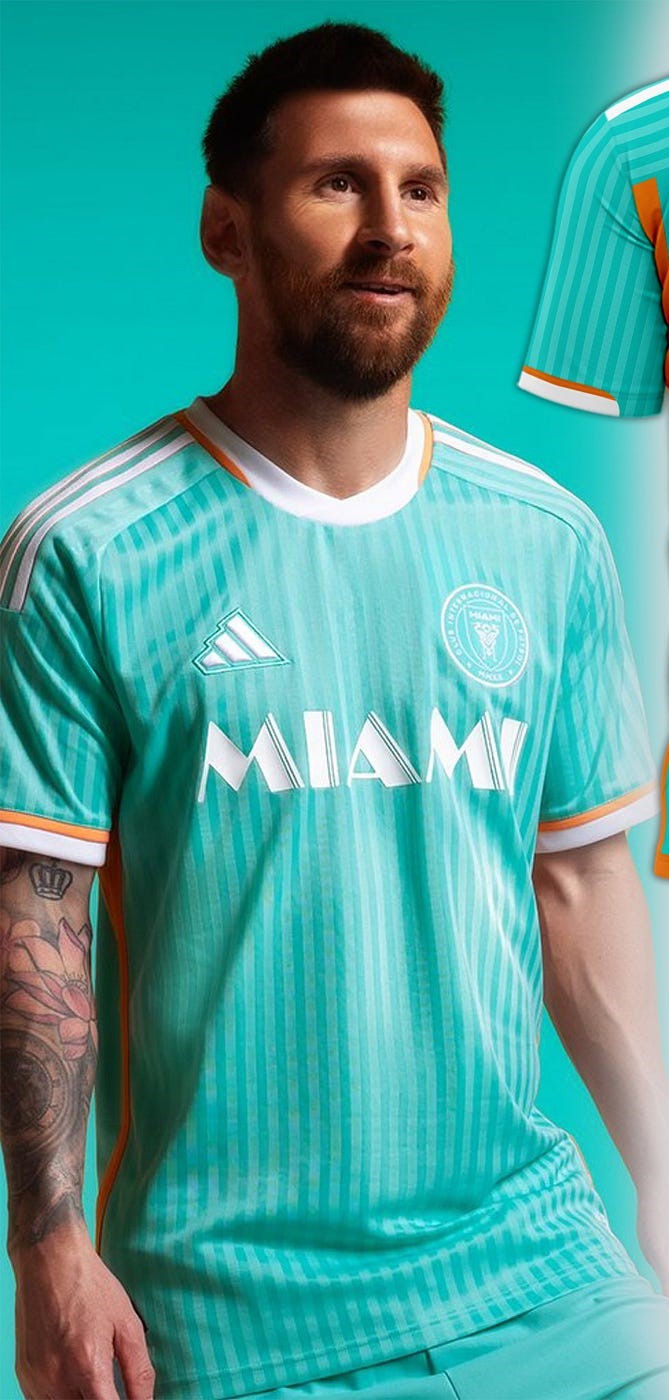 Nuevo! Jersey Inter de Miami MLS 2024/2025 Edicion Especial Verde Menta Tercero Talla XL