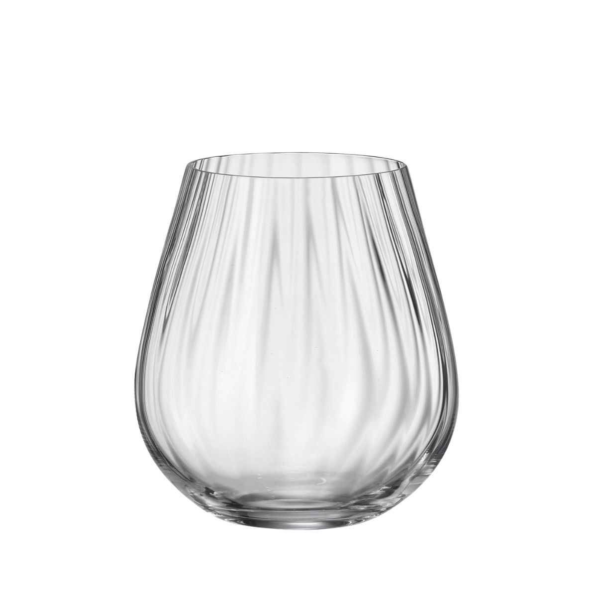 Columba Optic Juego De 6 Vasos Vidrio Soplado Bebidas 380ml