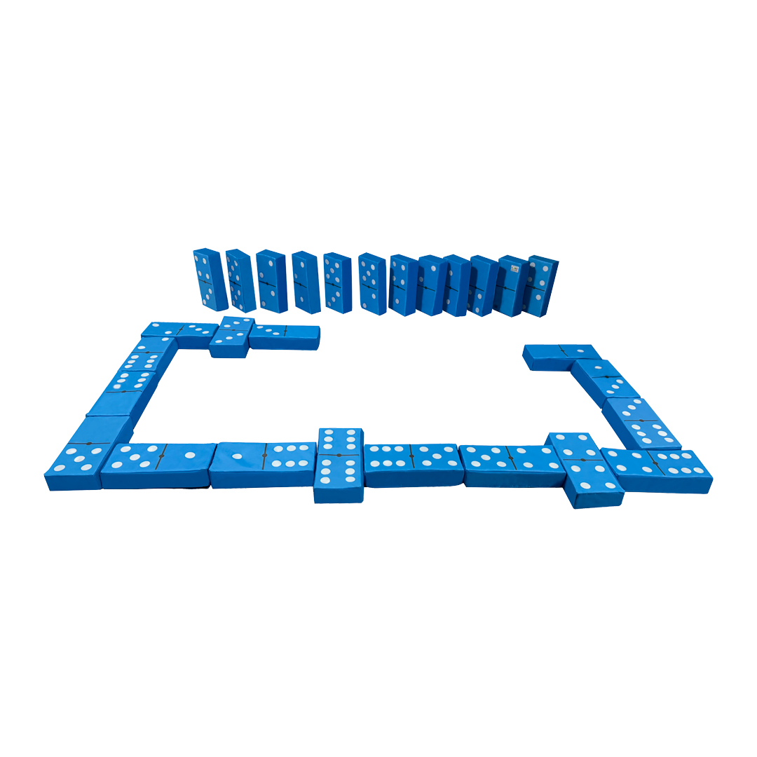 Domino Gigante Desarrollo Infantil Y Diversión Familiar Color Rojo   
